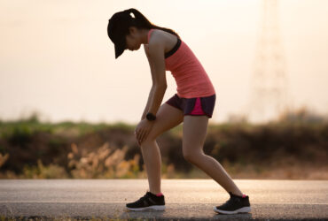 Runners are injured on the knee.